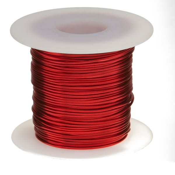 Magnet Wire, MW 80-C, 14 AWG, Red